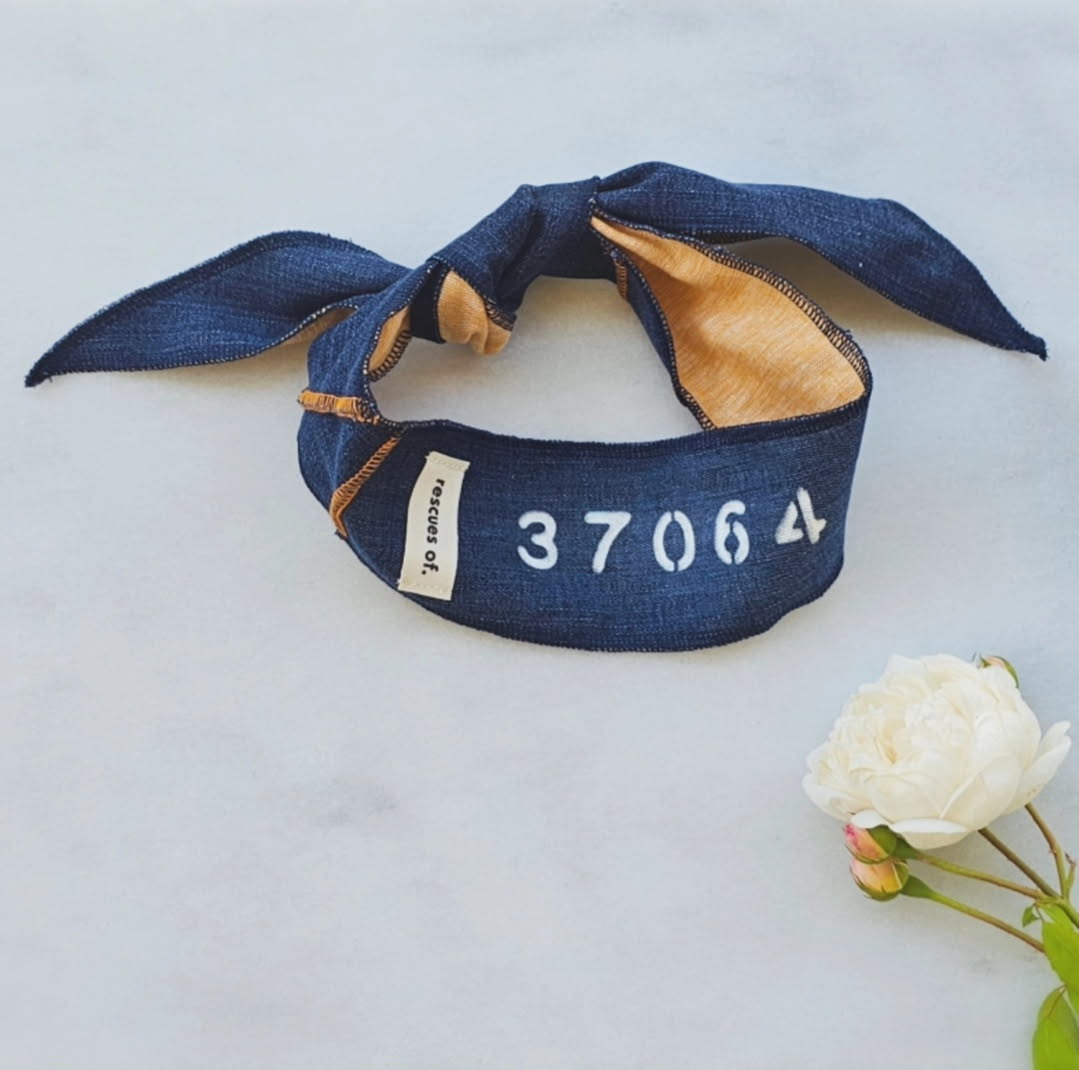 Rescues Of | denim scarf ties